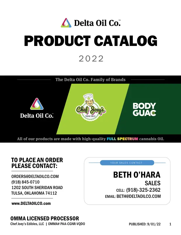 Delta Master Sales Sheet