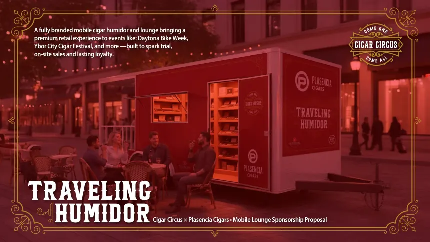 Cigar Circus — Traveling Humidor — first page preview