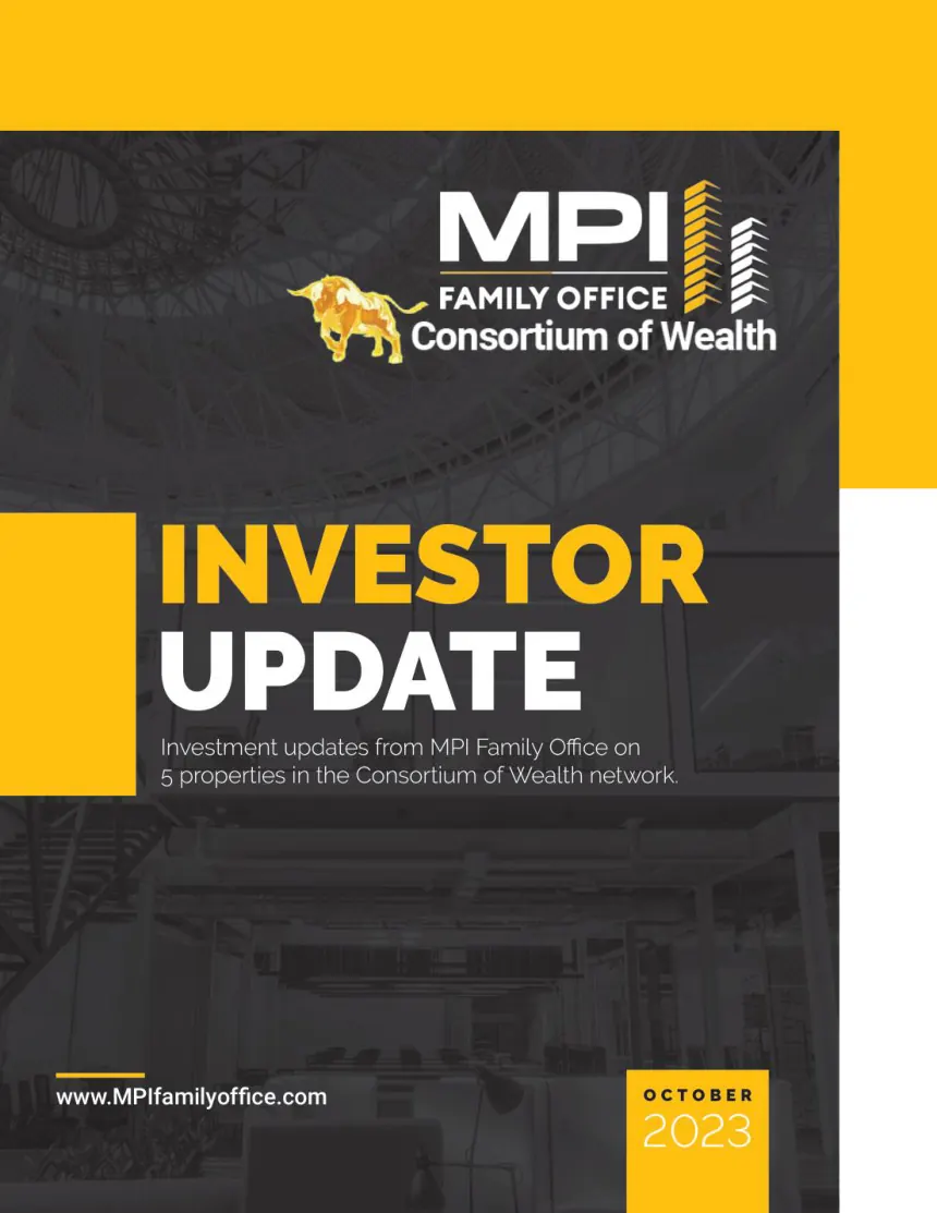 COW — Investor Report (Oct 2023) — first page preview