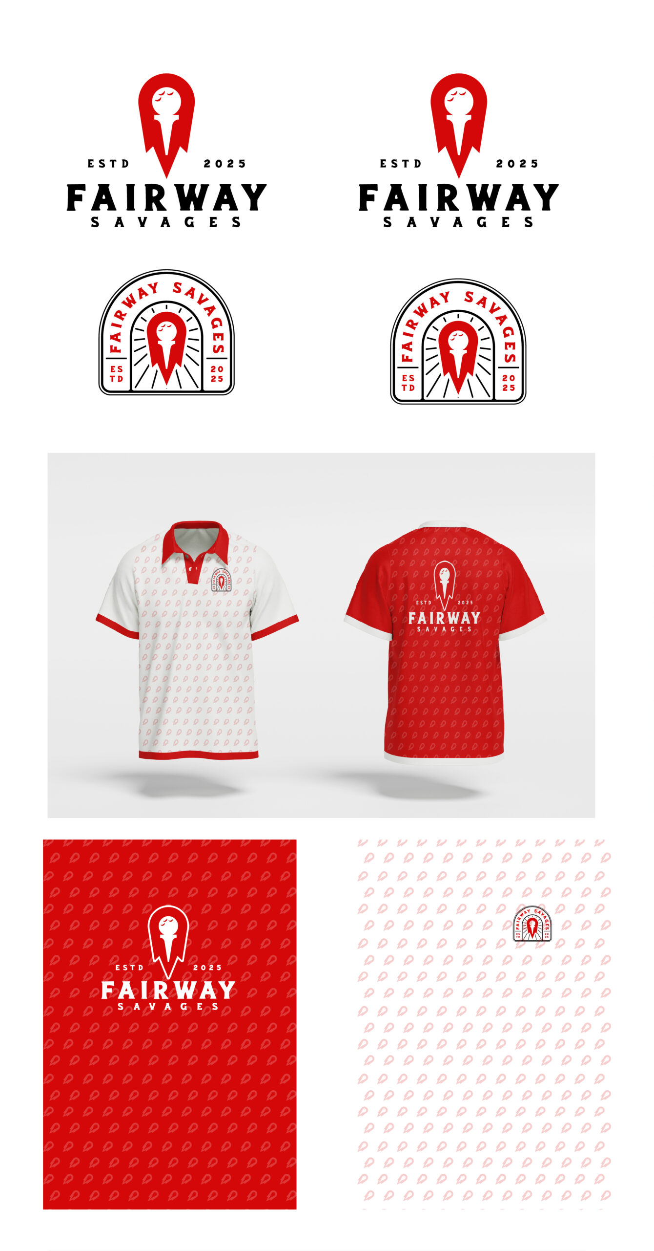 Fairway Savages — Brand Identity